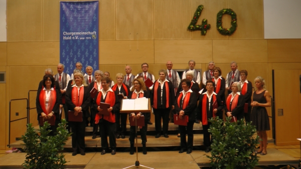 Chorgemeinschaft Haid beim Auftritt (Foto: Michael Kberle)